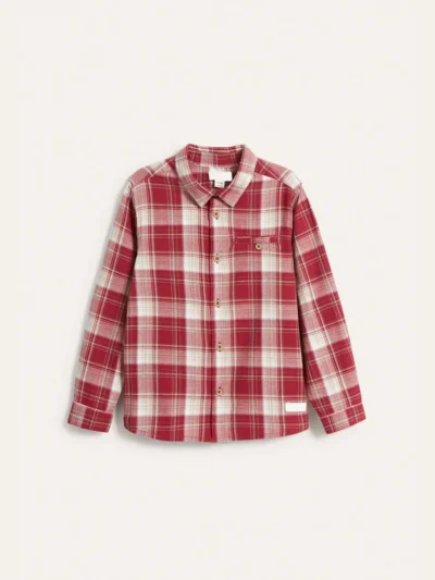 Kids' Red/White Checked Shirt