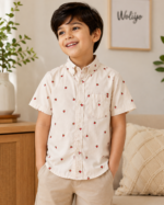 Mini Strawberry Button-Down Shirt - Image 4