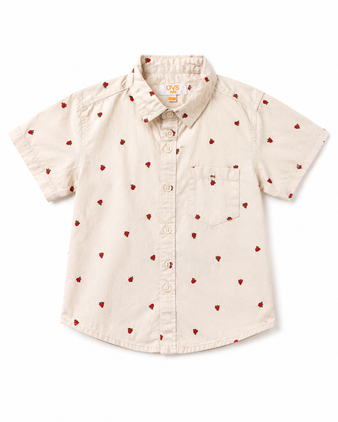 Mini Strawberry Button-Down Shirt Mini Strawberry Button-Down Shirt
